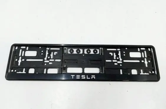 Tesla Model Y Number Plate Surrounds Holder Frame 