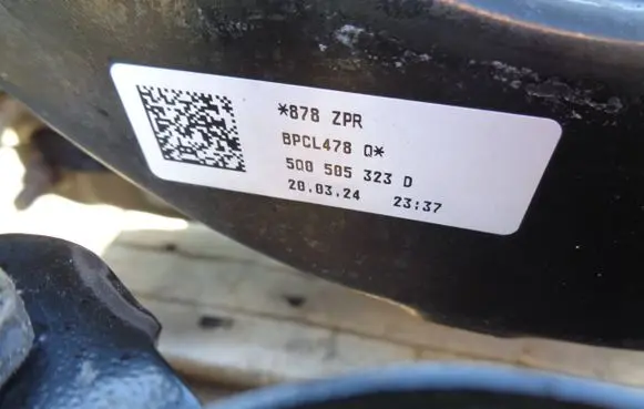 Volkswagen PASSAT B8 Rear subframe 3Q0505447B 09S124