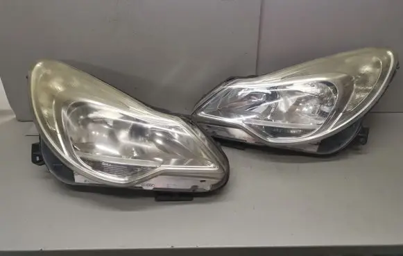 Opel Corsa D Headlights/headlamps set 13392705 90020215 13392706