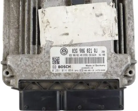 Volkswagen Golf V Engine control unit/module 03G906021QJ 03G906021AB 0281014064