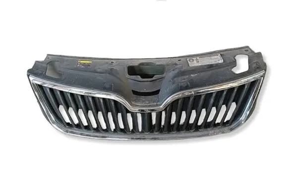 Skoda Rapid (NH) Front bumper upper radiator grill 5JA853668