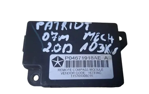 Jeep Patriot Other control units/modules P04671918AE