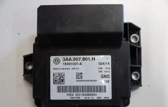 Volkswagen PASSAT B7 Hand brake control module 3AA907801H 18491001A