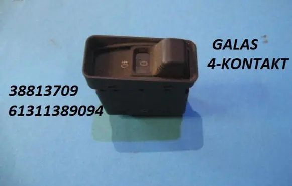 Fog light switch