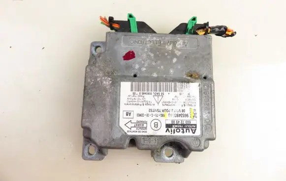 Peugeot 307 Airbag control unit/module 9653493380
