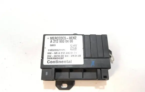 Mercedes-Benz E W212 Fuel injection pump control unit/module A2129000406 A2124460171 5WK49694EBF