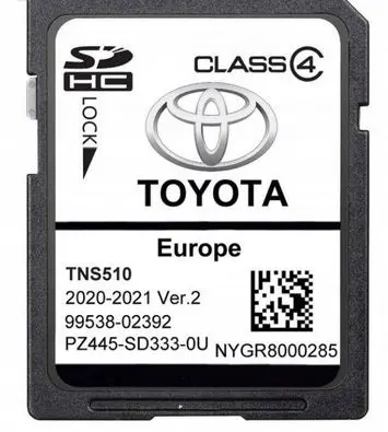 Toyota Hilux (AN10, AN20, AN30) Navigation maps CD/DVD TNS510