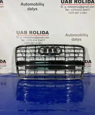 Audi A8 S8 D4 4H Front bumper upper radiator grill 4H0853651AA 4H0853651AB