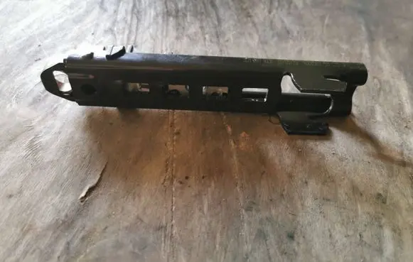 Volkswagen Sharan Seat belt adjustment rail 3C8857819