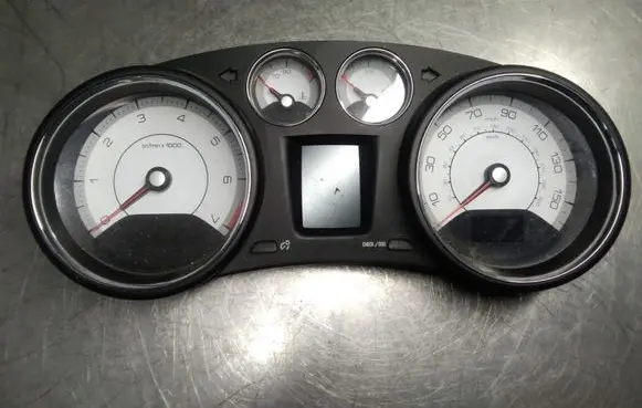 Peugeot 308 Speedometer (instrument cluster) 9664671980 TY65NBV6H