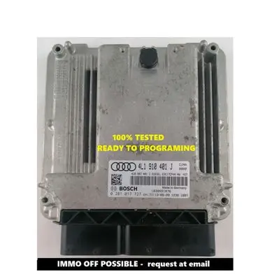 Audi Q7 4L Engine control unit/module 4L1910401J 0281017727 4L0907401C
