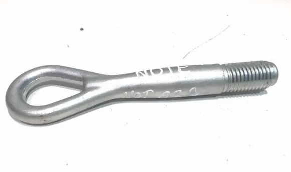 Towing hook eye