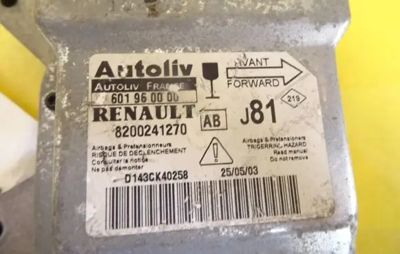 Renault Espace - Grand espace IV Airbag control unit/module 601960000 8200241270