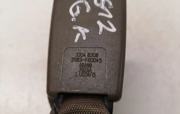 Jaguar S-Type Rear seatbelt buckle 33048308 2R83F60045