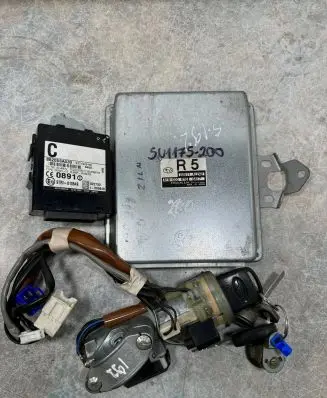 Engine ECU kit and lock set