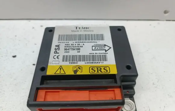 Citroen C3 Airbag control unit/module 9647794180 L5V3B08AV17 5EKABT0369632J