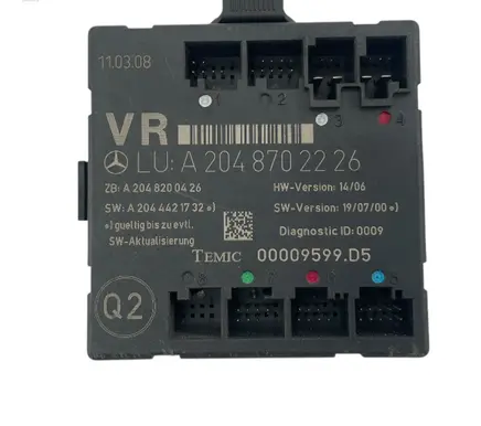 Mercedes-Benz GL X164 Door control unit/module A2048702226