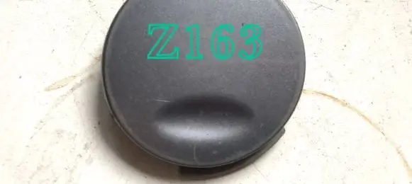 Front tow hook cap/cover