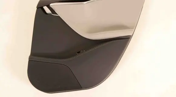 Rear door card panel trim