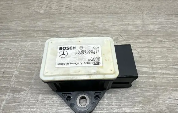 Mercedes-Benz E C207 W207 ESP acceleration yaw rate sensor A0055422618 7048676 0265005735