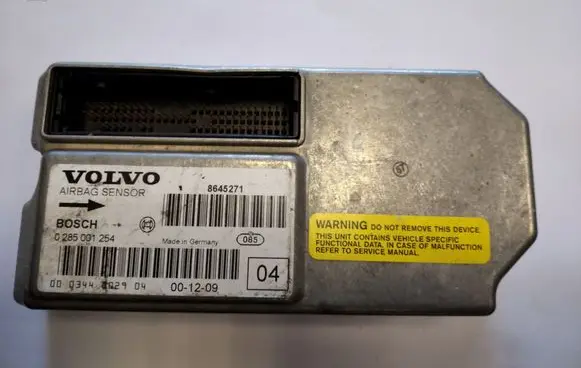 Volvo S60 Airbag control unit/module 0285001254