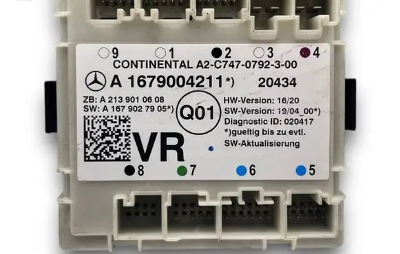 Mercedes-Benz GLE W167 Central body control module S3317 A1679004211