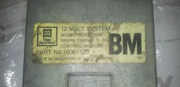 Opel Kadett E Engine control unit/module 16061100