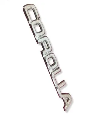 Toyota Corolla E10 Rear door emblem/model letters MIX34