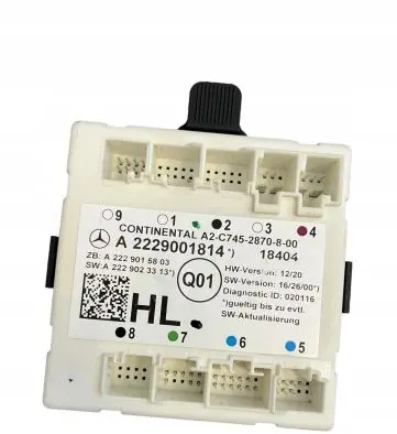 Mercedes-Benz S W222 Door control unit/module A2229001814