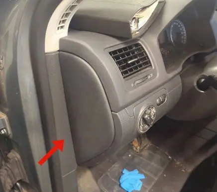 Volkswagen Golf V Dashboard side end trim 1K0868223