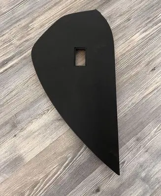 Dashboard side end trim