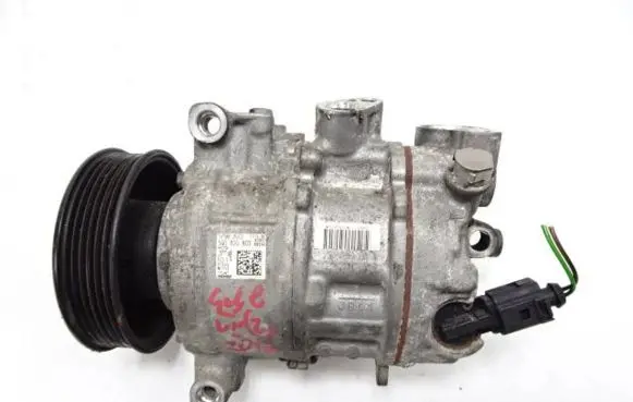 Volkswagen Golf VII Air conditioning (A/C) compressor (pump) 5Q0820803 447150 6SES14C