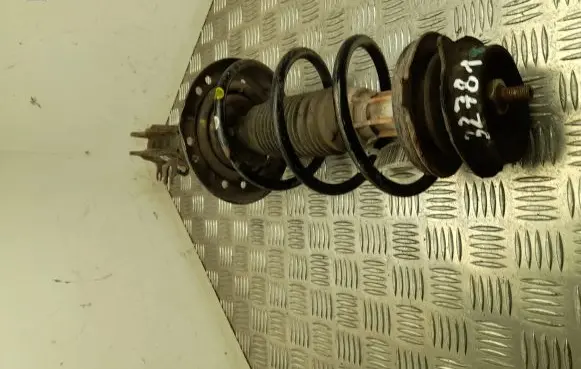 Front shock absorber with coil spring