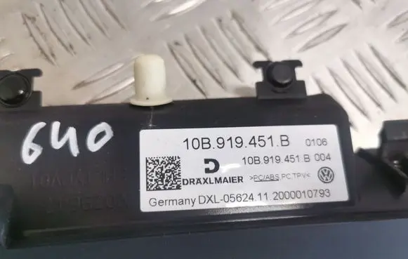 Volkswagen ID.3 Dashboard trim 10B919451B