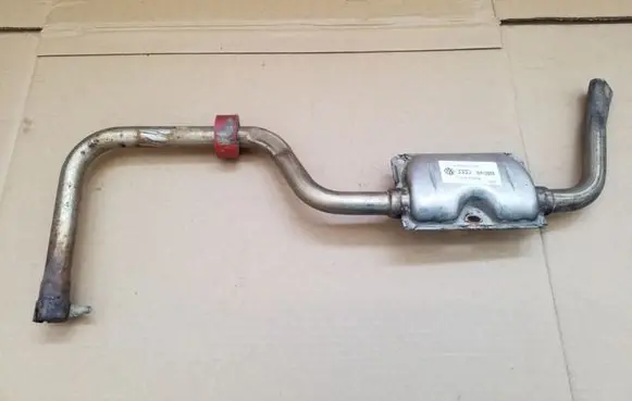 Volkswagen Touareg I Webasto auxiliary heater silencer 7L0819084B