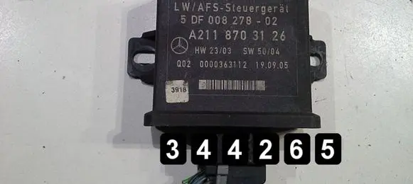 Mercedes-Benz E W211 Engine control unit/module 2118703126