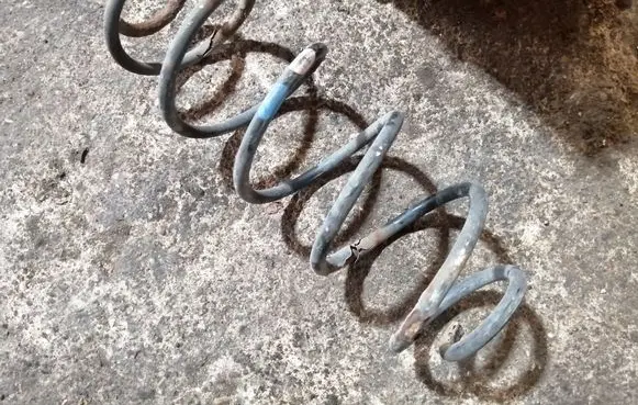 Rear coil spring