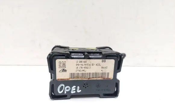 Opel Zafira B ESP acceleration yaw rate sensor 13208665 10170103623 CT76D19RGJ