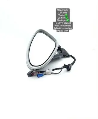 Porsche Panamera (971) Front door electric wing mirror 971972235P