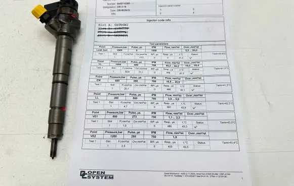 Audi A6 S6 C7 4G Fuel injector 03L130277J 0445110369