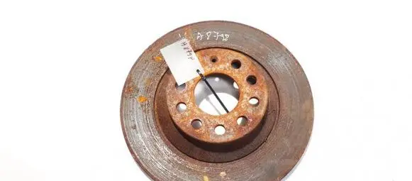 Audi A6 S6 C6 4F Rear brake disc neventiliuojamas