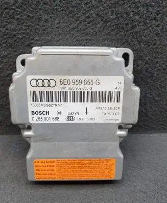 Audi A4 S4 B7 8E 8H Airbag control unit/module 8E0959655G 0285001668