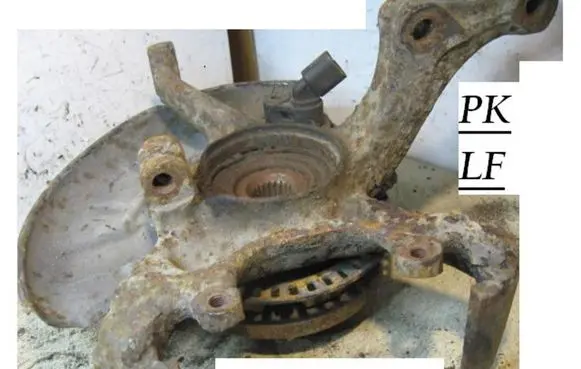 Seat Toledo I (1L) Front wheel hub spindle knuckle VW346824
