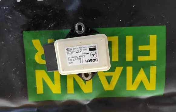 Mercedes-Benz A W169 ESP acceleration yaw rate sensor A0045429118