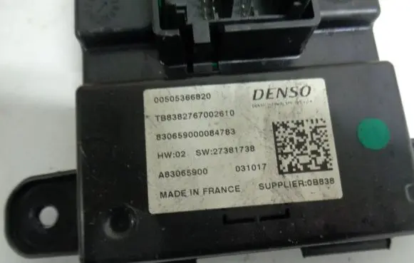 Alfa Romeo Giulia Fuel injection pump control unit/module 00505366820 27381738