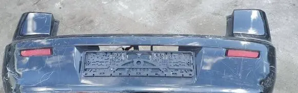 Mitsubishi Lancer X Rear bumper juodas
