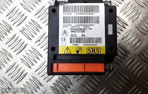 Citroen C6 Airbag control unit/module 9662737280 LRV5K23AAF8