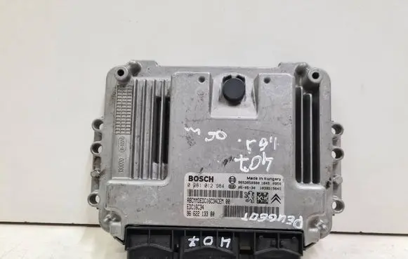 Peugeot 407 Engine control unit/module 0281012984 9662213380 EDC16C34