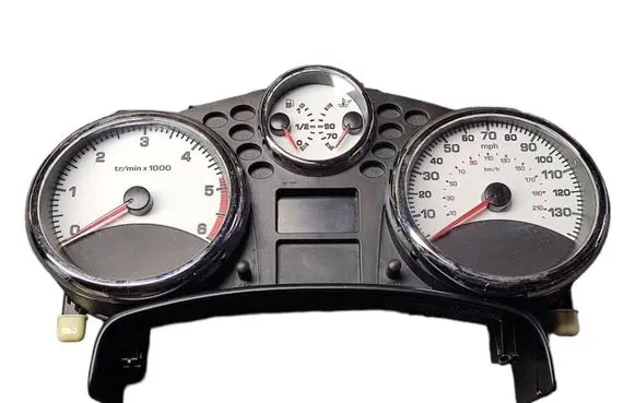 Peugeot 207 CC Speedometer (instrument cluster) A2C53370977 9666749280