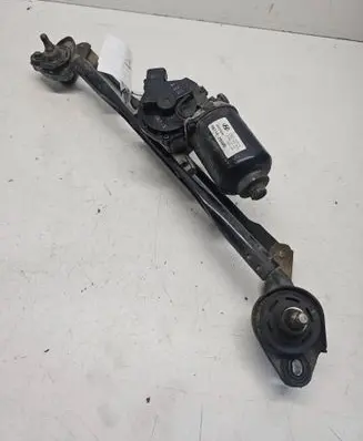 Front wiper linkage and motor